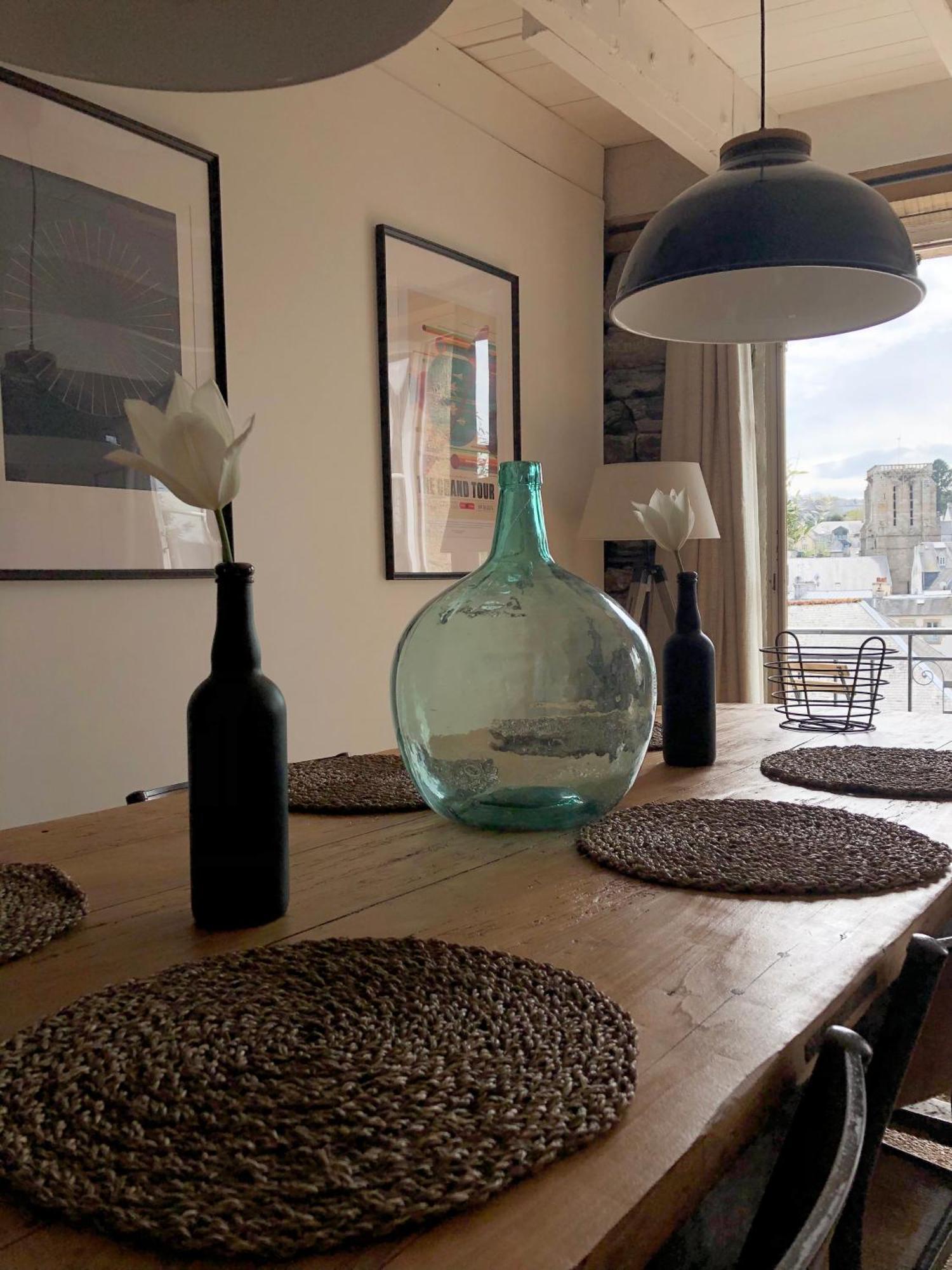 La Maison Des Vignes - Terrasse & Balcon Морле Екстериор снимка